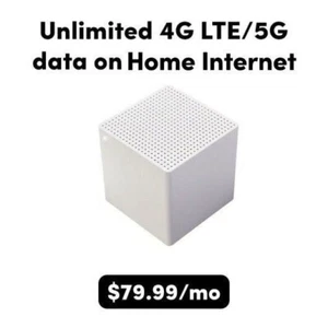 UNLIMITED 5G/4G LTE DATA FOR HOME INTERNET WITH 1 MONTH SERVICES INCLUDED - Picture 1 of 3