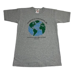 Vintage Martin Luther King Jr National Historical Park Tee Shirt Grey Mens Small - Picture 1 of 6