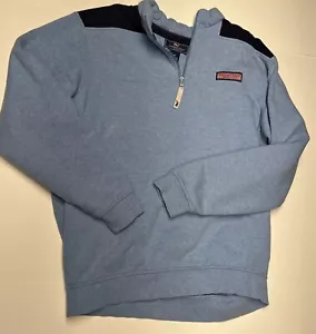 Vineyard Vines 1/4 Zip Pullover Women’s SZ Medium Blue - Picture 1 of 13