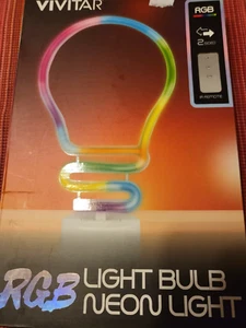 Vivitar RGB Light Bulb Neon Light - Picture 1 of 1