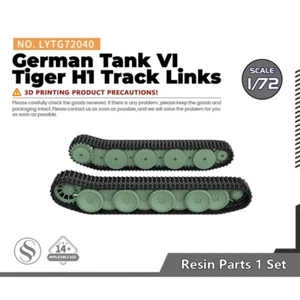 Yao's Studio 1/72 Model Upgrade Parts German Tank VI Tiger H1 Track Links - Picture 1 of 2
