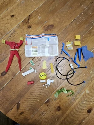 Vintage 74 Mego Shazam Figure Outfit Gi Joe Transformers Parts Accessories Lot  - Image 1 of 4