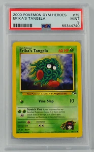 Pokemon Gym Heroes Erika’s Tangela #79 PSA 9 - Picture 1 of 2