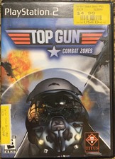 Top Gun: Combat Zones (Sony PlayStation 2, 2001) PS2 Complete With Manual
