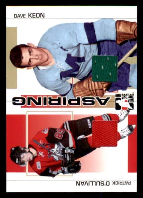 2005-06 ITG Heroes and Prospects #ASP3 Dave Keon/Patrick O'Sullivan *#/50 - Image 1 of 2