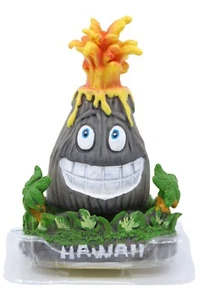 Hawaiian Hula Volcano with Lava Mini Dashboard Doll - 4" Doll, Volcano Eruption - Picture 1 of 6