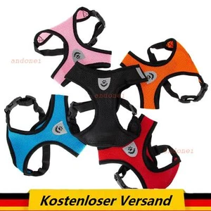 Katzengeschirr & Leine Ausbruchsicher Soft Verstellbar Hundegeschirr Geschirr - Bild 1 von 24