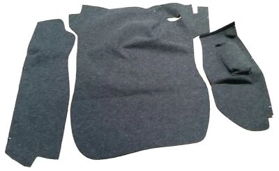 Kit alfombra maletero delantero fieltro perlon gris carbón Porsche 911 930 86-89 Foto 1 de 4