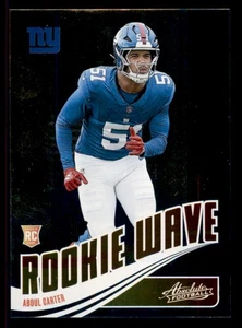 2025 Panini Absolute Rookie Wave #RW-ACR Abdul Carter New York Giants RC - Foto 1 di 2