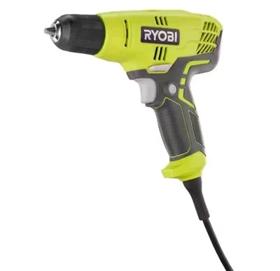 "Ryobi 5.5 Amp Corded 3/8"" Variable Speed Compact Drill/Driver with Bag "...127 - Изображение 1 из 4