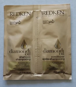 Redken Diamond Oil Shampoo Conditioner Sample Pack .35 fl. oz. (3 Pack) - Picture 1 of 8