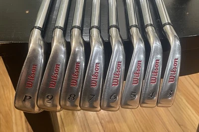 Wilson Men’s FS Fat Shaft Iron Set 3-PW Reg Flex Platinum Steel Shafts RH - Image 1 of 4