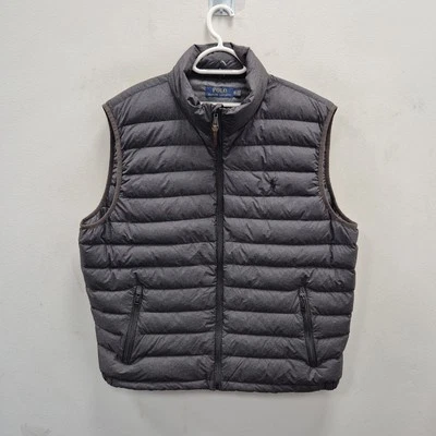Ralph Lauren Polo Packable Lightweight Grey Down Puffer Vest Gilet Size XXL - Image 1 of 4