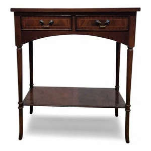 Antique style Mahogany Bradley 2 drawer console table - Picture 1 of 20