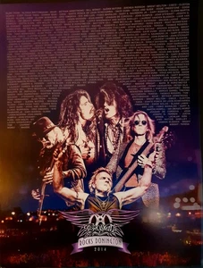 Aerosmith - Rocks Doningtron 2014 (brandneu Adler Promo Poster) - Bild 1 von 2