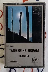 Tangerine Dream Ricochet 1980s Cassette Album Reissue Ambient Virgin VG+/VG+ - Picture 1 of 4