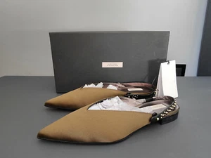 Dorothee Schumacher Slingback Slipper Pumps Gr.39 Moosgrün NP 390€ NEU - Bild 1 von 12