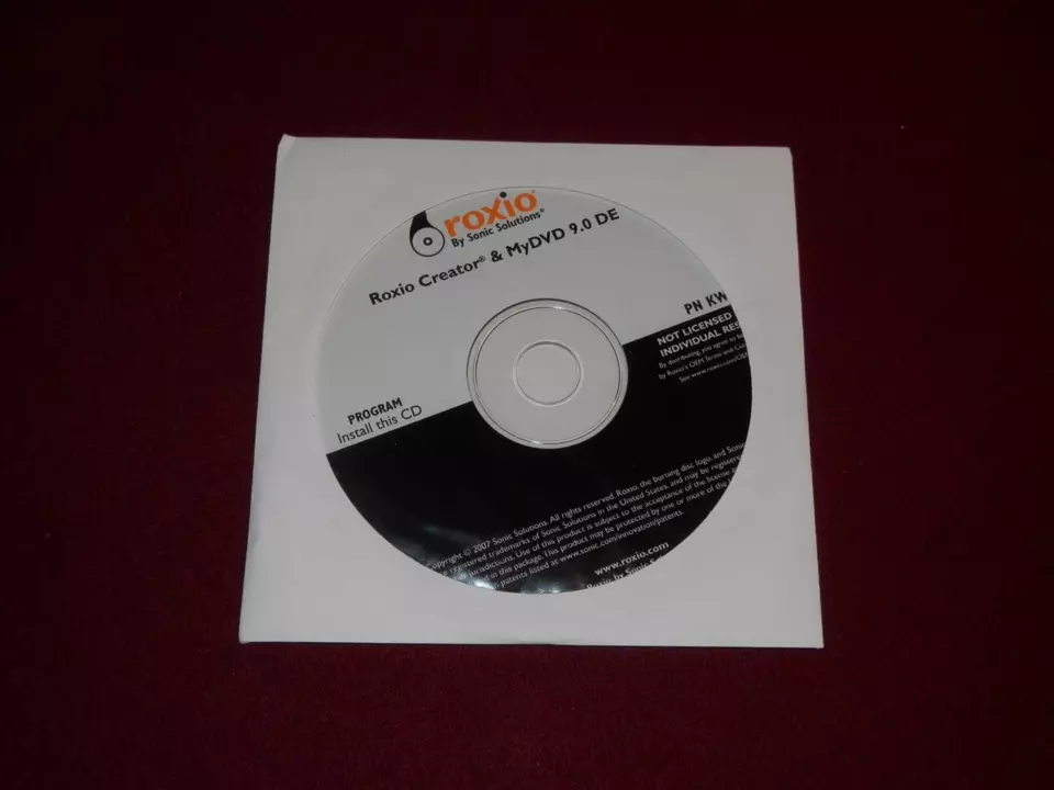 Roxio Creator 9.0 DE for Windows (CD-ROM, 2007) - Sealed - Image 1 of 1