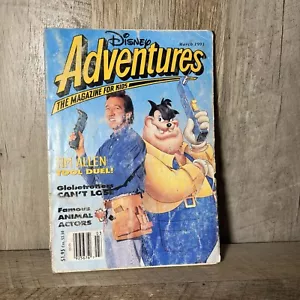 ⭐️ VINTAGE Disney Adventures Magazine 1993 Tim Allen & Pete Goof Troop - Imagen 1 de 4