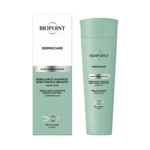 Biopoint Dermocare Rebalance Shampoo Sebo-Riequilibrante per Capelli Misti 200ml - Foto 1 di 3
