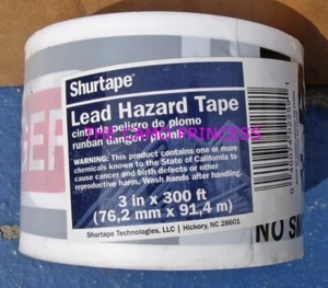 FORMBAND BLEI GEFAHRENBAND 3" BREIT X 300 FUSS LANG WARNBLEI GEFAHRENFARBE - Bild 1 von 1