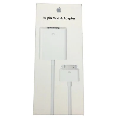 NEW Original Apple A1368 VGA Monitor Adapter For iPad 1st 2nd 3rd Generation - Image 1 of 4