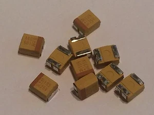 Estuche de condensadores de tantalio de montaje en superficie 1UF 35V TALLA B (x10) bda46 - Imagen 1 de 1