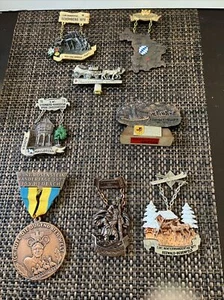 German Award B. LAIB & Salient Vintage  Pin Lot And More (8) - Picture 1 of 23