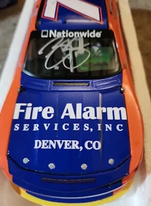 1:24 ACTION 2014 #7 Fire Alarm DAYTONA 300 RACE WINNER REGAN SMITH AUTOGRAPHED - Picture 1 of 12