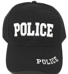 Polizei Mütze/Mütze schwarz Strafverfolgungsbehörden mutig *kostenloser Versand* - Bild 1 von 3