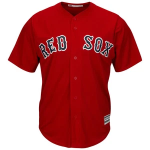 Camiseta de béisbol MLB de los Medias Rojas de Boston roja alternativa base genial camiseta majestuosa - Imagen 1 de 4