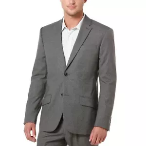 PERRY ELLIS NEW Men's Reg-fit Lined Micro-check 2-button Blazer Jacket 40R TEDO - Picture 1 of 1