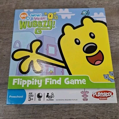 Usado en excelente estado ¡Guau! Wow! Wubbzy Flippity Find Juego Completo PlaySkool 2008 Nick Jr Raro Foto 1 de 4