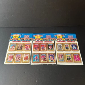 Mülleimer Kinder 1985 Stick-On French Canadian - 3 verschiedene Blätter - Bild 1 von 2