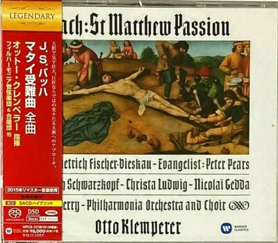 Otto Klemperer NEW 3 CD(SACD-Hybrid) Bach St. Matthew Passion Schwarzkopf OBI - Image 1 of 4
