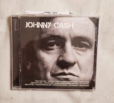 Johnny Cash (CD, 2010) "Icon" Mercury Records 12 Tracks Sixteen Tons, Cry Cry Cr - Image 1 of 3