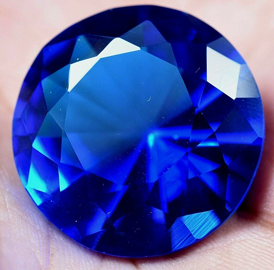 Lab Created 54.25 Ct Lustrous Blue Tanzanite GGL Certified Sparkling AAA+ Gem - Image 1 of 4