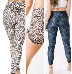 Lot 3 new Zyia Leopard Brilliant butt Legging Double scrunchie short Mob Wife 2 - Picture 1 of 24