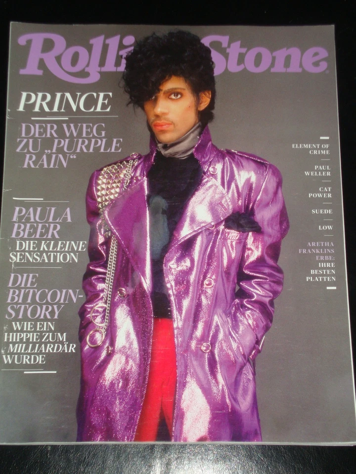 ROLLING STONE magazine 2018, GERMAN, Prince, Cat Power, Suede, Low, Paula Beer - Image 1 of 1