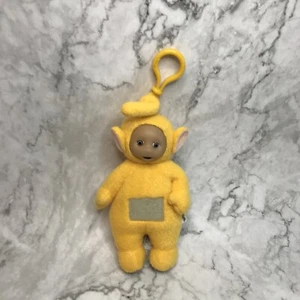 Teletubbies Laa Laa 9" Backpack Clip On Plush New Old Stock Vintage 22 - Picture 1 of 6