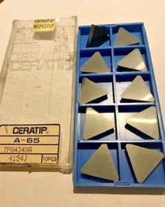 Insertos de cerámica CERATIP - A-65 TPG434XA - Cantidad. 10 NUEVOS - Imagen 1 de 1