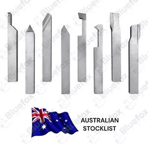 Lathe HSS Cutting Tools (8 profiles ) Lathe Cutters Ready to use! 6MM SQ SHANK - Bild 1 von 5