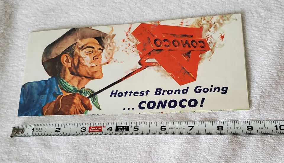 1963 CONOCO MAP OF YELLOWSTONE(H.M. GOUSHA) G - Image 1 of 4