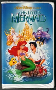 THE LITTLE MERMAID VINTAGE BLACK DIAMOND EDITION CLASSIC DISNEY VHS TAPE IN CASE - Picture 1 of 6