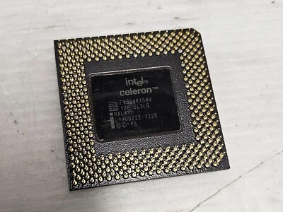 Intel Celeron 500MHz, SL3LQ, Socket 370, 66MHz FSB, 128KB Cache, Mendocino Core - Image 1 of 2