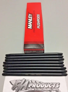 Manley 25164-8 Sweged End 9.300" Long .165" Wall 7/16" 4130 Pushrods Set Of 8 - Picture 1 of 4