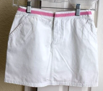 Tommy Hilfiger 女孩网球裙白色 10 码全新 — 第 1/3 张图片