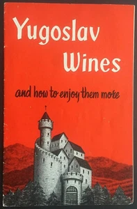 Folleto de colección vinos yugoslavos ilustrado Teltscher Bros publicación de Londres - Imagen 1 de 4