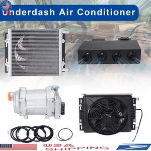 12V Universal Electric Underdash Air Conditioner Auto Car A/C Kit Only Cooling - Picture 1 of 14