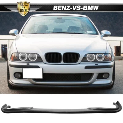 Fit 96-03 BMW E39 5 Series H Style Front Bumper Lip For Aftermarket M Bumpers Foto 1 de 4